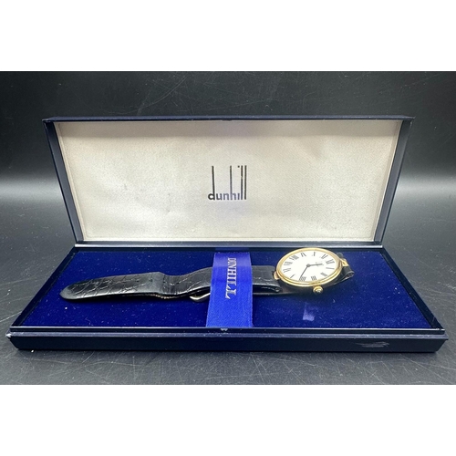 582 - A Dunhill Sterling Silver Chronometer (E 4371)