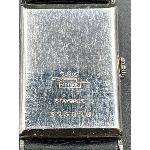 584 - A Marvin staybrite 393098 wristwatch.