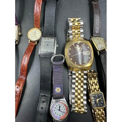 599 - A selection of ladies watches to include Rotary, Royal and DKNY and two gentleman watches