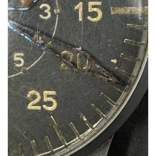 638 - A rare Laco Beobachtungsuhr or 'Observers Watch' WWII. Nr H 3922 F123883