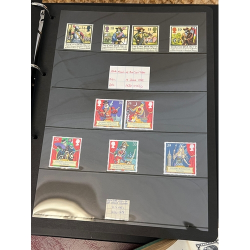 692 - Three albums of Royal Presentation packs and three albums of worldwide and Uk stamps, various years ... 