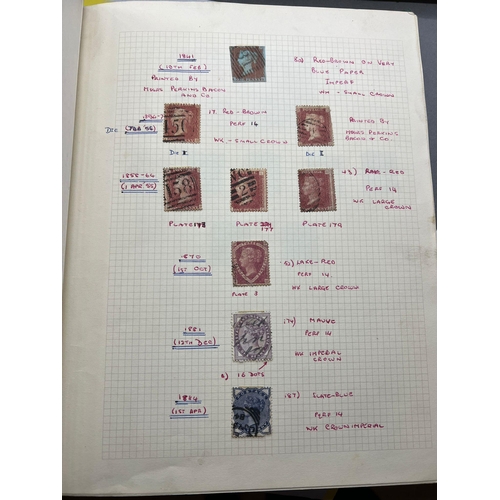 693 - Five albums of UK and world stamps, various ages and denominations to include some penny reds and va... 