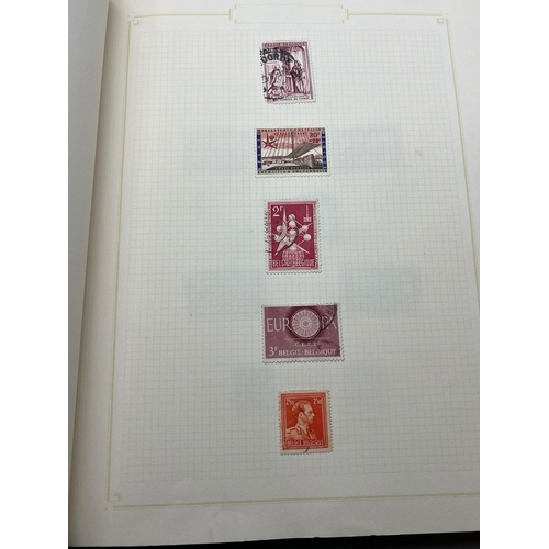 693 - Five albums of UK and world stamps, various ages and denominations to include some penny reds and va... 