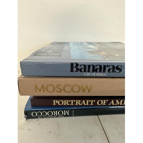 698 - A selection of travel books, China, Morocco and Banaras