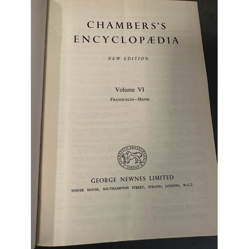 700 - Ten volumes of The Chambers Ercyclopedia volumes six to fifteen