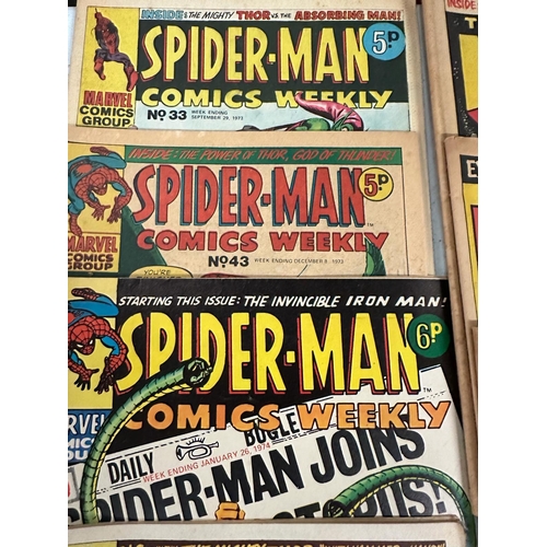 702 - A quantity of American comics by Marvel to include Hulk and Spiderman various conditions and ages. a... 