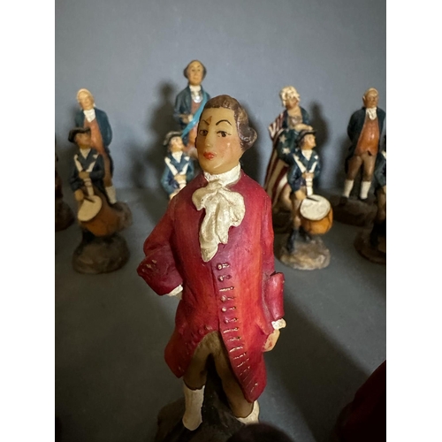 710 - The American Revolutionary War 1775-1783 Chess Set (A Carton Product)