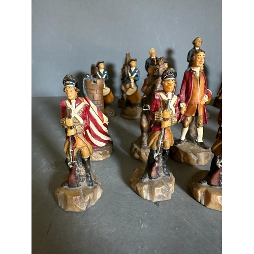 710 - The American Revolutionary War 1775-1783 Chess Set (A Carton Product)