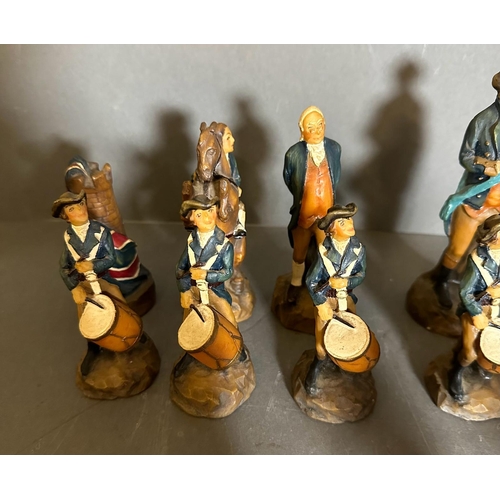 710 - The American Revolutionary War 1775-1783 Chess Set (A Carton Product)