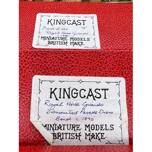 711 - Boxed sets by Kingcast. Band of the Riyal Horse Guards c.1890 and Royal Horse Guards Dismounted Para... 