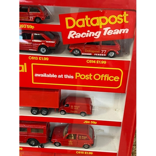 713 - Royal Mail collectors park by Corgi display case