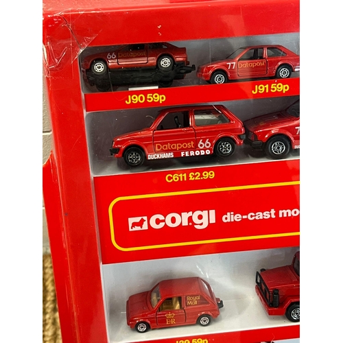 713 - Royal Mail collectors park by Corgi display case