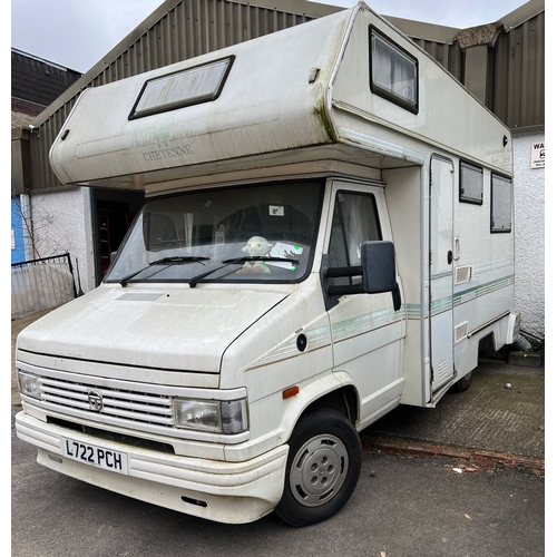 241 - Talbot Express 1300 P white campervan motorhome, registration L722PCH. Engine size 1971cc, Mileage 3... 