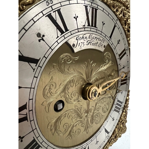 322 - A Twin fusee Verge Escapement Bracket Clock C 1790. John Marriot,  175 Fleet St,  London Clock maker... 