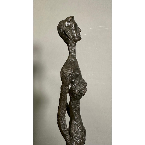 264 - A bronze sculpture of The Grande Donna on a marble plinth and signed Giacometti to base