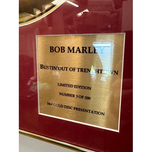 371 - Bob Marley gold disc for the album 