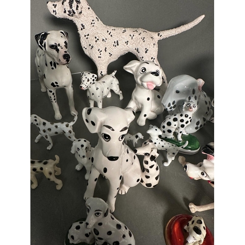 383 - An extensive collection of ornamental dalmatians various makers to include Beswick