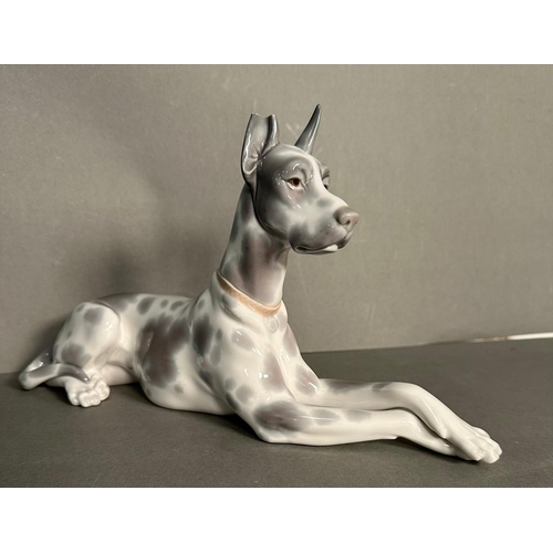 391 - A selection of AF porcelain figures to include Lladro Playful horse no 4597, Fierce pursuit deer and... 