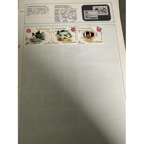 460 - A selection of UK and World stamp sheets and two albums to include the USA, Paraguay and The Philipp... 