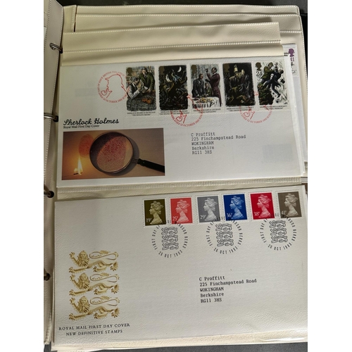 463 - Seven albums of UK first day covers, various ages and subject matters