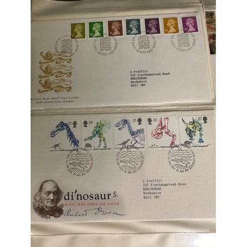 463 - Seven albums of UK first day covers, various ages and subject matters