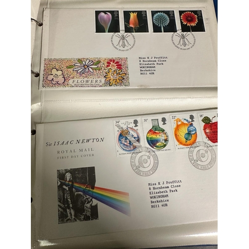 464 - Six albums of UK first day covers various ages and subject matters