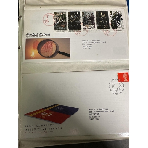 464 - Six albums of UK first day covers various ages and subject matters