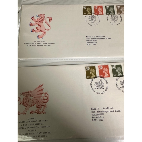 464 - Six albums of UK first day covers various ages and subject matters