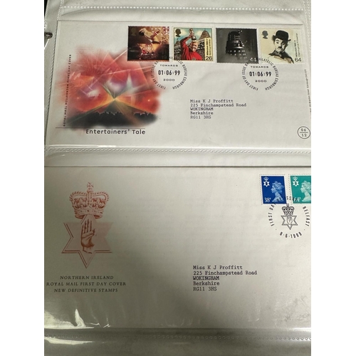 464 - Six albums of UK first day covers various ages and subject matters