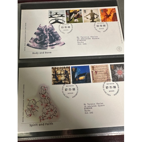 464 - Six albums of UK first day covers various ages and subject matters