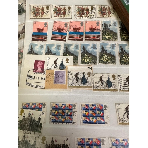 466 - A selection of UK and World philatelic stamps and collectable to include albums, sheets and framed c... 