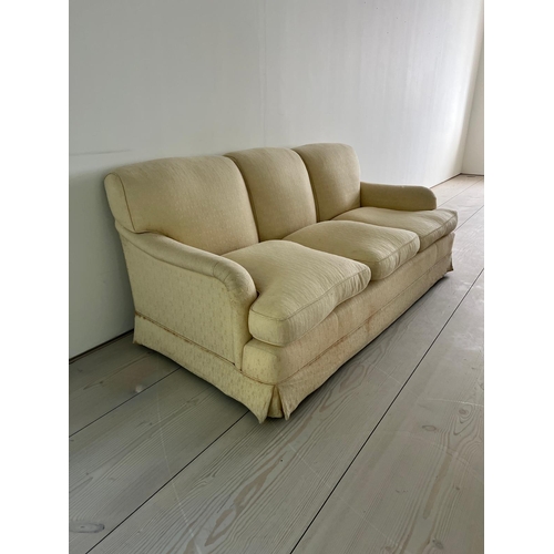 47 - Three seater sofa by Peter Dudgeon (W207cm D86cm)