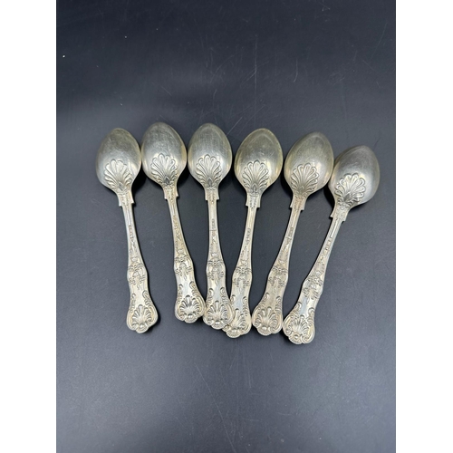 502 - A set of six Walker & Hall silver teaspoons hallmarked for Sheffield 1901 combined weight of approxi... 