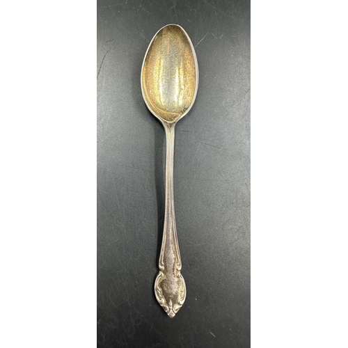 525 - A boxed set of five silver tea spoons, Hallmarked for Sheffield 1931