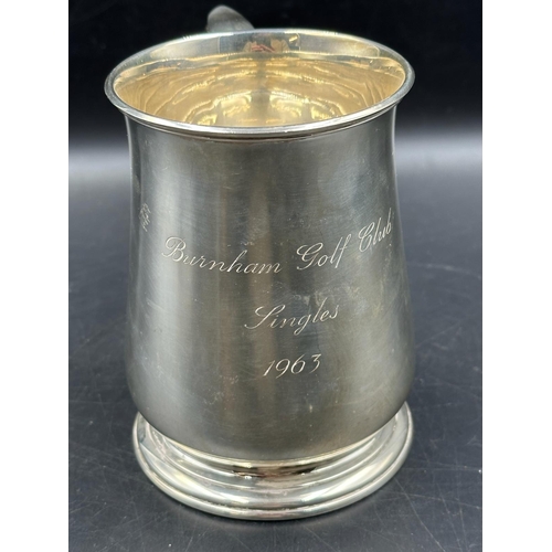 533 - A silver tankard by Mappin & Webb, hallmarked for Sheffield 1968, approximate weight 333g