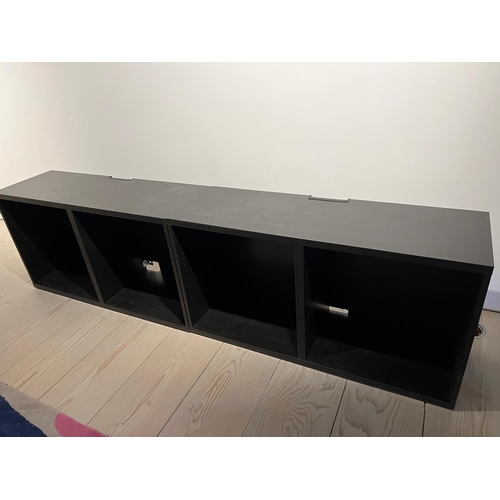 57 - Two media units (H65cm W120cm D40c each unit)