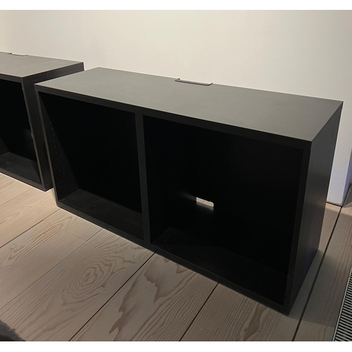 57 - Two media units (H65cm W120cm D40c each unit)