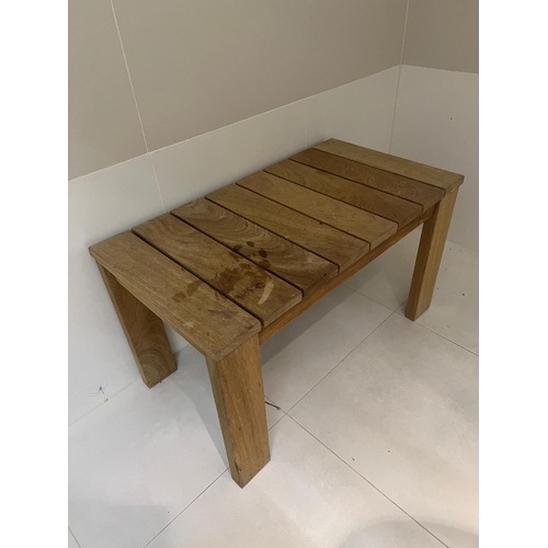 69 - A wooden bench seat (H45cm W80cm D43cm)