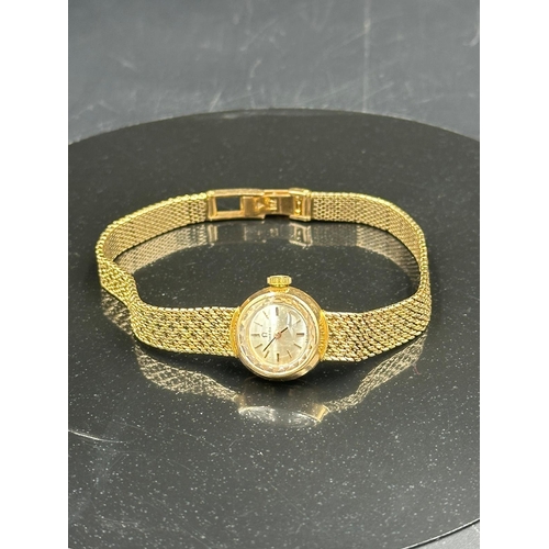 698 - An 18ct gold Ladies Omega watch with an approximate total weight of 27.1g