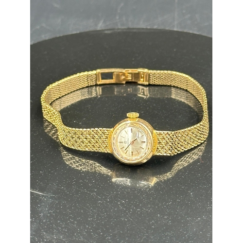 698 - An 18ct gold Ladies Omega watch with an approximate total weight of 27.1g