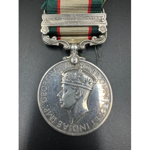 742 - An Indian General Service medal with North West Frontier 1937-39 5932498 Edward George Cockerton Suf... 