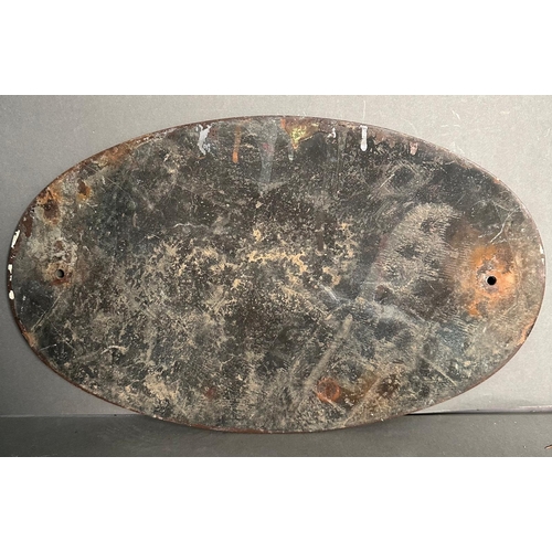 748 - A Crossley Brothers oval bronze advertising plaque 38cm x 23cm