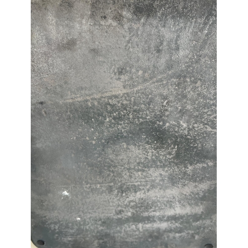 786 - A Distressed galvanized deep tray (47cm x 35cm)