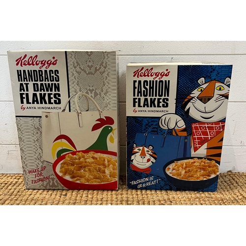 797 - Two boxes of Kelloggs Anya Hindmarch special editions cornflakes boxes unopened