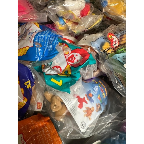 825 - A large quantity of collectable MacDonalds happy meal beanie babies