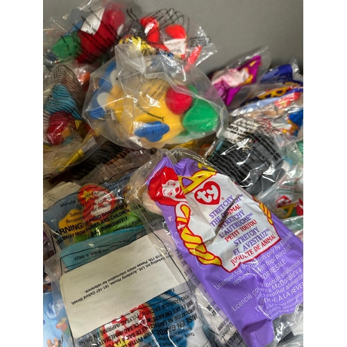 825 - A large quantity of collectable MacDonalds happy meal beanie babies