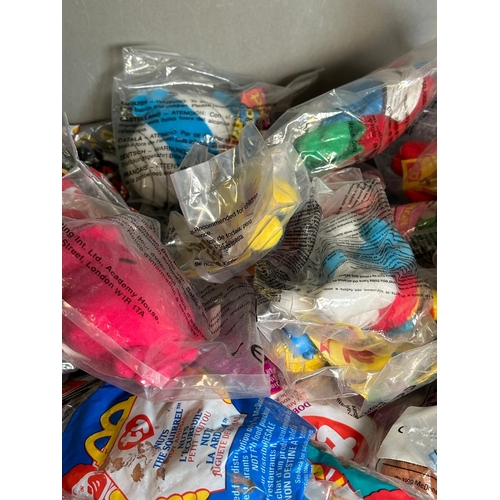 825 - A large quantity of collectable MacDonalds happy meal beanie babies