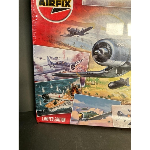 828 - A boxed and sealed Airfix VJ-Day 60th anniversary model kits