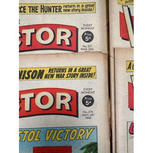 847 - A collection of vintage The Victor comics from 1960's and 1970's