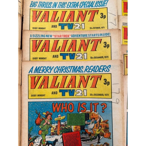 849 - A collection of vintage Valiant comics from the 1960's and 1970's